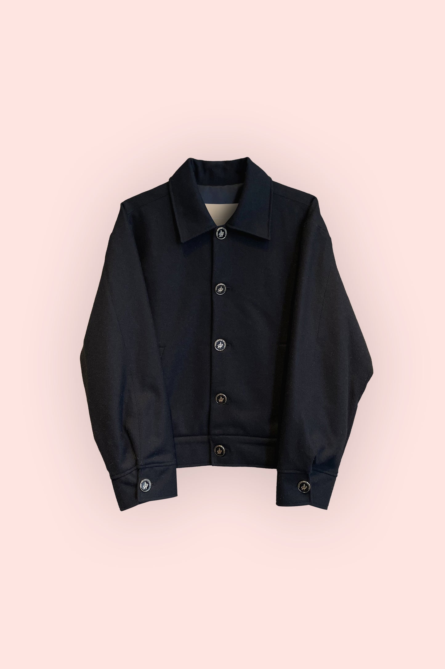 Wool Bomber / Black