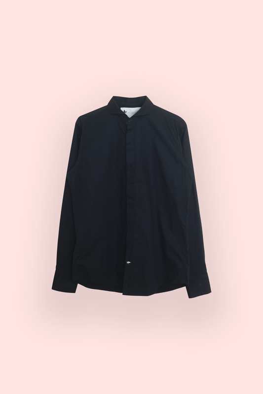 Heart on Sleeve Dress Shirt (Black/Negra)